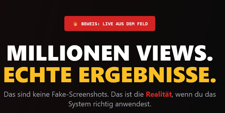 1 MILLIONVIEWS SYSTEM Erfahrung – Wie ich mit Struktur statt Zufall viral gegangen bin